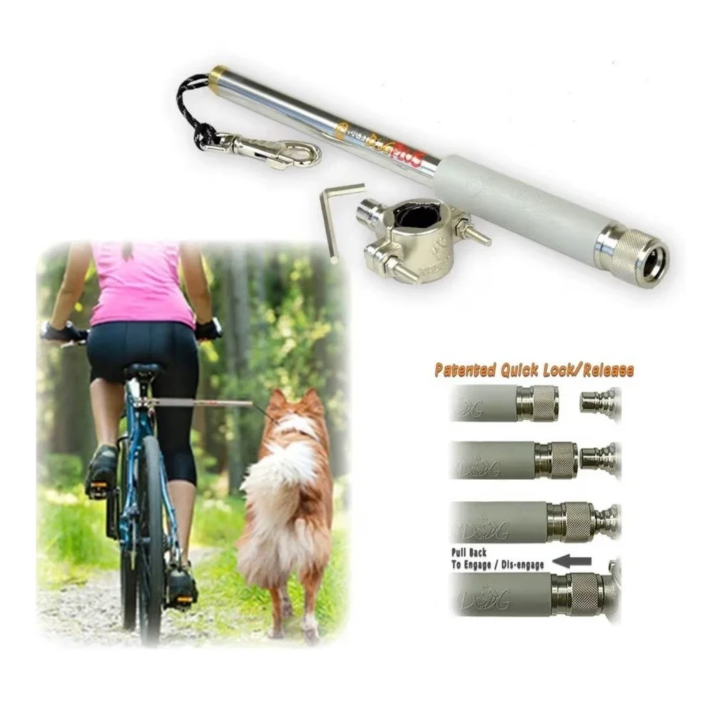 WalkyDog Plus Hands Free Bicycle Dog Leash Mount Extender Multi Function